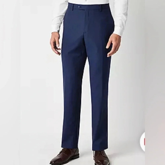 Michael Strahan Dress Pant Blue Big & Tall Size 52 x 29 New - Picture 10 of 10